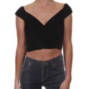 BARIANO Cropped Designer Lined Top